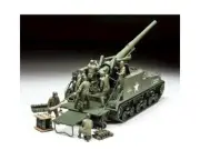Tamiya U.S. Self-Propelled 155mm M40 Gun 1/35 Tank Model Kit [TAM35351]