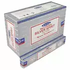 Satya Nag Champa Silver Spirit Incense Sticks Agarbatti 12x15gExport Quality