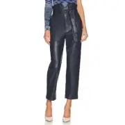 BARDOT X REVOLVE Debbie Faux Leather Pant Bardot brand Size L NEW