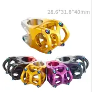Aluminum Alloy Downhill Bicycle Handlebar 31.8mm 40mm Mountain Bike Short Stem