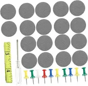 SOPOTUTU 50Sets Car Headliner Repair Kit Auto Roof Lining Push Pin Buckle Screw for Easy Installation Fit Interior Decoration