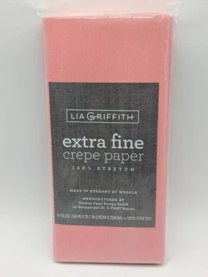 Lia Griffith Extra Fine Crepe Paper Color-Honeysuckle