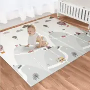 Foldable Foam Baby Play Mat, Waterproof Reversible 76,5”x58”