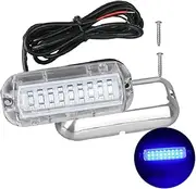 GOOHOCHY Led Underwater Lights for Boat and Ship Led Transom Lighting Shockproof Housing Easy Installation Wide Emitting Angle for Deck and Navigation Use