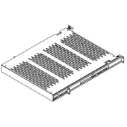 GREAT LAKES 7206-FRSL-ADHD Sliding shelf, 17.50"W x 26.00"D, 19" rack mounting
