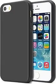 MUNDULEA iPhone 5s/5/SE 2016 Shockproof TPU Protective Case - Black