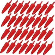 Totority Snowman Nose Craft Supplies 100pcs DIY Snowman Decor for Christmas Outdoor Decoration Festive Xmas