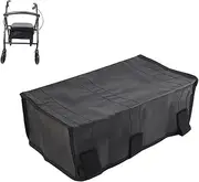 MTSDM Rollator Walker Bag - Accessories Wheelchair Basket Pouch (Water Resistant) Walker Carry Storage Carrier Tote, Adjustable Pouch for Seniors Rolling Rollator Basket & Accessory Organizer