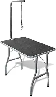 WECHEERS Bath Grooming Table for Pet Dogs Cats, Adjustable Portable, Heavy Duty, with Castors