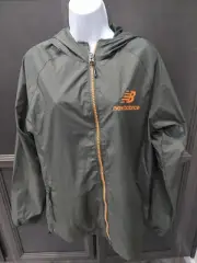 New Balance Water Wind Resistant Jacket Hoodie Full Zip Unisex Size M Coat NWT