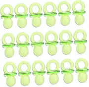 WESIEVYA 200pcs Mini Pacifier Decoration Shower Cupcake Toppers Boy Pacifiers for Breastfed Babies Pacifiers for Shower Shower Pacifier Game Shower Souvenirs