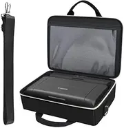 [Steadtep] Wireless Mobile Printer Case Compatible with Canon PIXMA TR150/ iP110 Printers, Potable Travel Storage Bag Fit for Printer Charger, Ink Cartridges, Batteries and Accessories (Box Only) -Black
