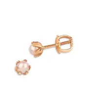 Bloomingdale's Fine Collection Children's Cultured Freshwater Pearl Stud Earrings in 14K Yellow Gold