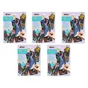 5x Avenir Scratch Sea Animal Bookmarks Kids/Children Art Craft Activity Toy 3y+