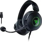 Razer Kraken V3 HyperSense - Wired USB Gaming Headset with Haptic Technology - Black