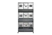YES4PETS 187cm XL Triple Stackers Breeding Bird Parrot Cage Aviary Cockatoos