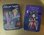 2 Tarot Decks In Tins THE STOLLER TAROT & VANESSA TAROT