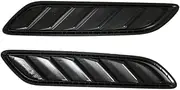 Pair of Gloss Black Bonnet Vents Suitable for Holden Commodore VF VE/HSV/Calais/Caprice