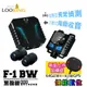 LOOKING 錄得清 F-1 BW【限量贈64G+GPS】黑狼機 機車行車記錄器 SONY星光級 主動降噪 F-1BW