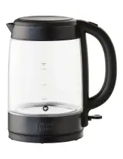 Russell Hobbs 1.7L Brooklyn Glass Kettle Black RHK172BCH