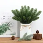 24pcs Christmas Tree Ornament Artificial Pine Branches Artificial Fake Plants