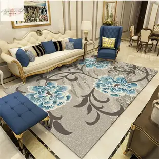 多款式地墊 波斯北歐式大地毯客廳茶幾地毯臥室床邊毯滿鋪長方形地毯可水洗