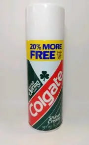 Vtg COLGATE Irish Spring SHAVE CREAM 13.2 oz CAN NEW OLD STOCK USA Collectible