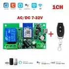 Tuya 7-32V Wifi Smart Switch Module Relay Breaker 2.4Ghz Wireless Remote Control