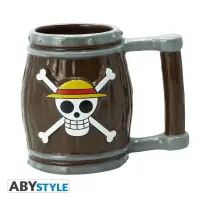 在飛比找蝦皮商城優惠-ABY STYLE 航海王 海賊王 木桶 3D造型 馬克杯 