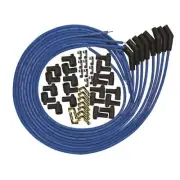 Moroso 73220 Spark Plug Wires Blue Max Spiral Core 8mm Blue 135 Degree Boots NEW