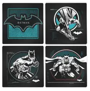 DC Batman Glass Drink Coasters Set of 4