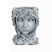Lady Face Planter Goddess Head Succulent Pot