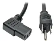 Tripp Lite Model P006-010-13RA 10 ft. Standard Computer Power Cord, 10A, 18AWG (