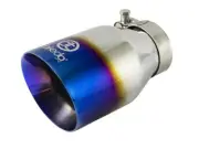 For 2.5in Inlet / 4in aFe Takeda 304 Stainless Steel Clamp-On Exhaust Tip