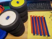 3D Printed 1/8 Buggy Tire Spikes Holder Great for travel and storage 10pcs