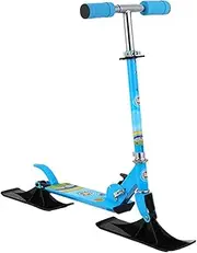 Aymzbd Children's Snow Scooter with Two Wheels for Outdoor Activities