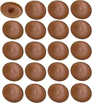 cyclingcolors 20 x Cover caps, Screws, Plastic, 11.5 mm, Phillips PZ2, Wood Screw caps, Cherry Brown
