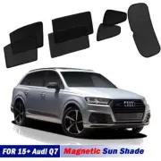 Magnetic Sun Shades For Audi Q7 SQ7 2015+ Front Rear Port Back Windows Sun Blind