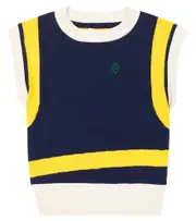 [The Animals Observatory] The Animals Observatory Bat cotton vest Y 12 blue