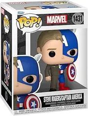 FUNKO POP! Marvel Comics: Split - Captain America / Steve Rogers
