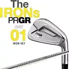 Yokohama PRGR Golf Japan 2023 NEW 01 IRON SET #6,7,8,9,Pw NS SPEC STEEL 5-Irons