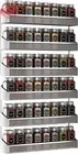 Bextsware 2-Pack 3-Tier Spice Rack, Wall-Mounted or Countertop Storage, Chrome