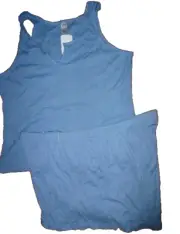 ANYO Sleepwear Sleeveless Top And Shorts Size: 22