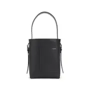 [Valextra] Valextra-Black Calf Leather Small Bucket Bag-Donna OS OS