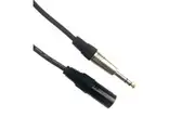 ACL 6.35mm 1/4 inch TRS Jack to XLR Male Balanced Interconnect Cord Patch Cable 1.5 Meter for Mixer Power Speaker Acoustic Guitar Studio Monitor