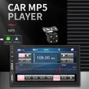 Car Radio 7" Stereo Multimedia Player Bluetooth FM Camera Steering For Carplay