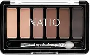 Natio Australia Mineral Eyeshadow Palette Nudes 6g - Matte Neutral Toned Eyeshadows - Purse & Travel Friendly Eyeshadow Palette - Cruelty Free & Vegan