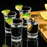 PARACITY Shot Glasses Set of 4, Shot Glasses Bulk, Whiskey 1.7"W x 2.7"H