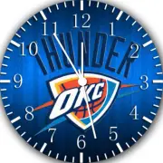 Oklahoma City Thunder Frameless Borderless Wall Clock Nice For Gifts E455