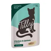 Tilly Indulgent Meals Chicken & Quinoa in Gravy Wet Cat Food 80g 12x80g